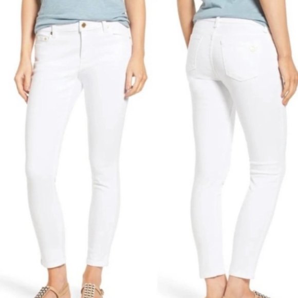 Michael Kors Denim - MICHAEL KORS Izzy Cropped White Jeans